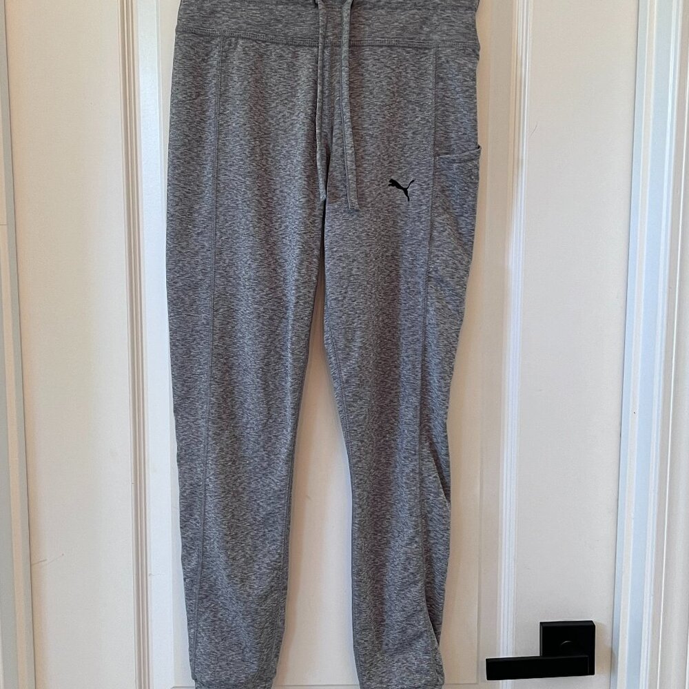Ladies Puma Fusion Pocket Leggings/ Joggers, Drawstring Waist‎ Size Small